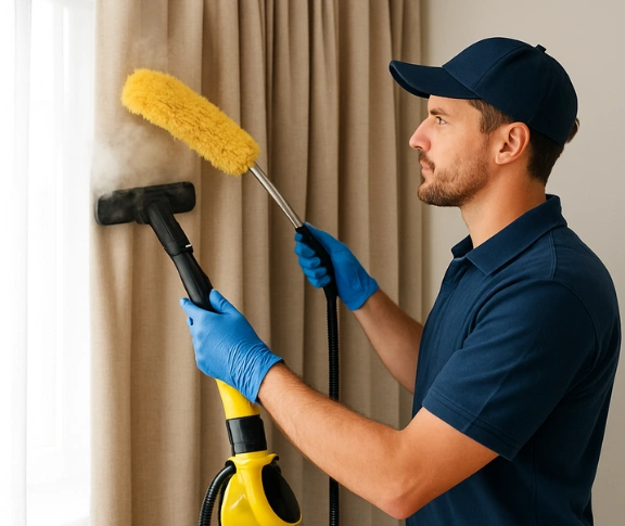 Trusted drapes cleaning technician Matty Curtain Cleaning marsden-park-nsw QLD